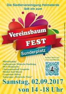 Vereinsbaumfest-Plakat-2017